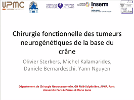 Chirurgie fonctionnelle des tumeurs de la base du crâne