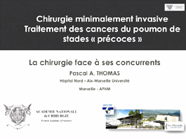 Chirurgie minimalement invasive: Traitement des cancers du poumon de stades précoces : la chirurgie face à ses concurrents.