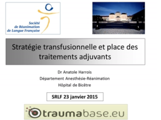 Choc hémorragique à la phase initiale -Stratégies transfusionnelles - 2015
