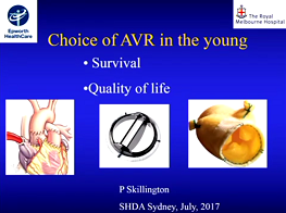 Choice of aortic valve replacement in young patients