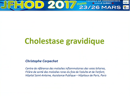 Cholestase gravidique