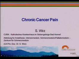 Chronic Cancer Pain