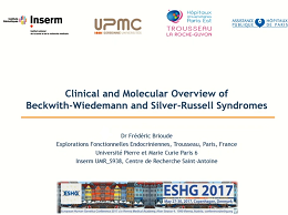 Clinical & molecular overview of Beckwith-Wiedemann & Silver-Russel syndromes