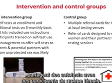 Cluster essai randomisé d'une intervention d'auto-dépistage du VIH au Kenya
