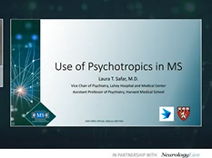 CMSC 2020 Day 3: Laura Safar, MD on Use of Psychotropics in MS CMSC 2020 Day 3: Laura Safar, MD on Use of Psychotropics in MS