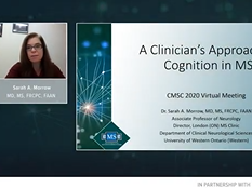 CMSC 2020 Day 4: Sarah Morrow, MD, MS, on a Clinicians Guide to Cognition in MS CMSC 2020 Day 4: Sarah Morrow, MD, MS, on a Clinicians Guide to Cognition in MS