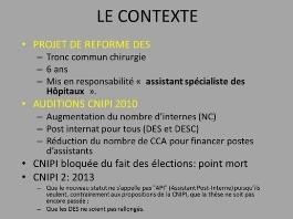 COLLEGE (9/10) - Campus de neurochirurgie, le 3nd cycle