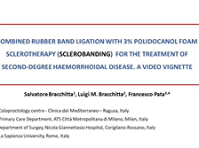 COMBINED RUBBER BAND LIGATION WITH 3% POLIDOCANOL FOAM SCLEROTHERAPY (SCLEROBANDING) COMBINED RUBBER BAND LIGATION WITH 3% POLIDOCANOL FOAM SCLEROTHERAPY (SCLEROBANDING)