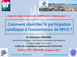 Comment identifier la participation cardiaque à l'exacerbation de BPCO?