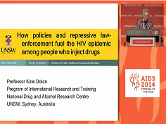 Comment l'environnement politique et les renforcements alimentent le VIH et le SIDA parmi les personnes qui s'injectent des drogues