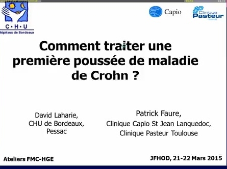 Comment traiter une première poussée de maladie de Crohn ? (1)