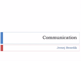 Communication