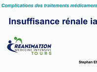 Complications des traitements médicamenteux