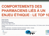 Comportements des pharmaciens liés à un enjeu éthique : le top 100 !