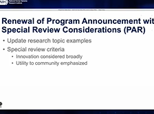 Concept Clearance: Computational Genomics and Data Science  PAR
