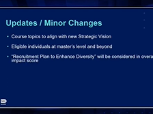 Concept Clearance: Initiative to Maximize Research Education in Genomics: Courses (PAR)- Tina Gatlin Concept Clearance: Initiative to Maximize Research Education in Genomics: Courses (PAR)- Tina Gatlin