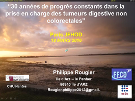 Conférence : 30 ans de progrès constants dans la prise en charge des tumeurs digestives non colorectales
