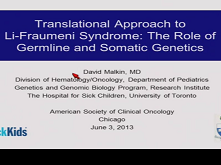 Connecting Molecular Pathways to Hereditary Cancer Risk Syndromes 2 Connecting Molecular Pathways to Hereditary Cancer Risk Syndromes 2