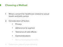 Contraception for Adolescents - Pediatrics