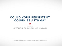 Could your persistent cough be asthma?