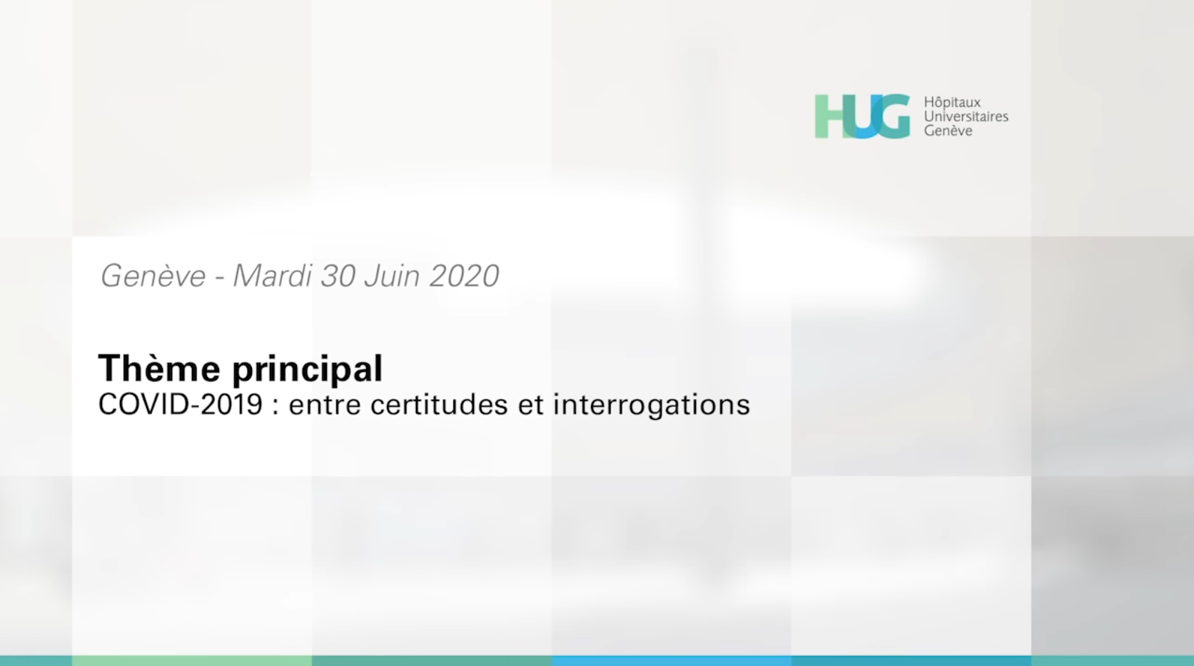 COVID-2019 : entre certitudes et interrogations COVID-2019 : entre certitudes et interrogations