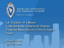 Création d'un nouveau système d'endosymbiose pour le myocarde alimenté par photons dans la cardiopathie ischémique Création d'un nouveau système d'endosymbiose pour le myocarde alimenté par photons dans la cardiopathie ischémique