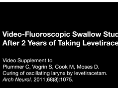 Curing of Oscillating Larynx by Levetiracetam Part 1 Curing of Oscillating Larynx by Levetiracetam Part 1