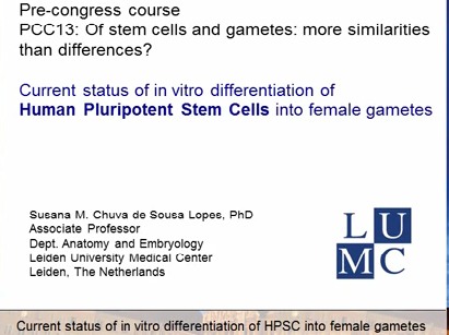 Current status of in vitro differentiation of HPSC into female gametes Current status of in vitro differentiation of HPSC into female gametes