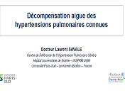 Décompensations aiguës des hypertensions pulmonaires connues