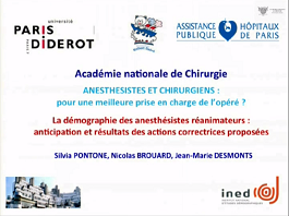 Démographie des anesthésistes-réanimateurs : anticipation et résultats des actions correctrices proposées