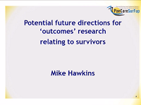 Day 2 Session4 Outcomes' research Day 2 Session4 Outcomes' research