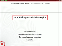 De la kinésiophobie à la « kinésophie » De la kinésiophobie à la « kinésophie »