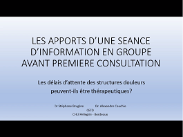 De la place du psychiatre : les apports d'une réunion groupale avant la première consultation De la place du psychiatre : les apports d'une réunion groupale avant la première consultation