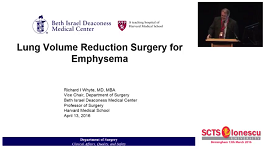 Debate: Emphysema - Lung Volume Reduction Surgery