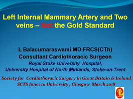 Debate LIMA and 2 veins - the gold standard-NO