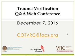 December 2016 VRC QA Webinar December 2016 VRC QA Webinar