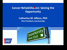 Developing High-Quality Cancer Rehabilitation Programs: A Timely Need Developing High-Quality Cancer Rehabilitation Programs: A Timely Need