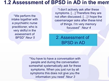 Diagnosis and disclosure of dementia Diagnosis and disclosure of dementia