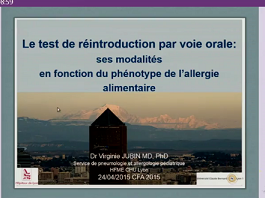 Diagnostic de l’allergie alimentaire - Le Test de réintroduction : ses modalités en fonction du phénotype de l’allergie alimentaire (partie 2)