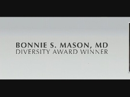 Diversity Award - AAOS 2015 - Bonnie S. Mason