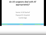 Do UK surgeons deal with AF appropriately?