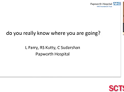 Do you really know where are going?