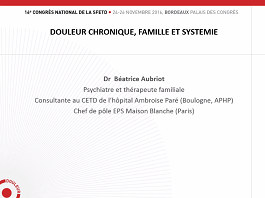 Douleur chronique, famille et systémie Douleur chronique, famille et systémie