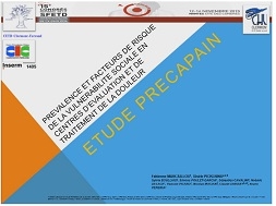 Douleur et vulnérabilité sociale: Prévalence et facteurs de risque de la vulnérabilité sociale en Centres d'Evaluation et Traitement de la Douleur