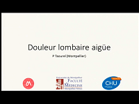Douleur lombaire : Colique néphrétique et diagnostic différentiel