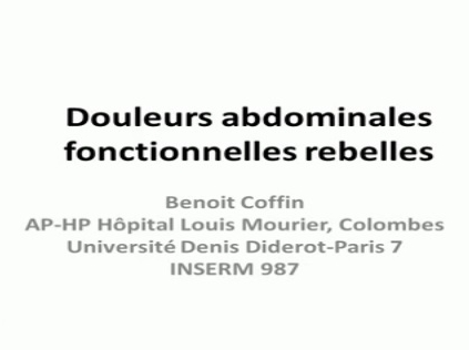 Douleurs abdominales rebelles non organiques