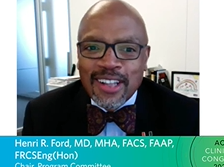 Dr. Henri Ford Welcomes You to the ACS Clinical Congress 2020