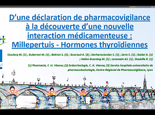 D'une déclaration de pharmacovigilance à la découverte d'une nouvelle interaction médicamenteuse : Millepertuis - Hormones thyroïdiennes