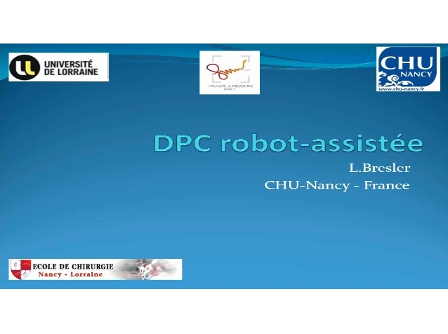 Duodénopancreatectomie cephalique robot assistée