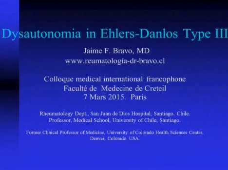 Dysautonomia in Ehlers-Danlos Type III Dysautonomia in Ehlers-Danlos Type III